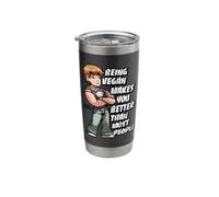Scott Pilgrim Vs. The World Vegan Todd Ingram Stainless Steel Insulated Tumbler