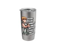 Scott Pilgrim Vs. The World Vegan Todd Ingram Stainless Steel Insulated Tumbler