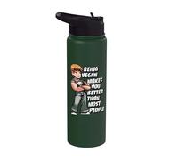Scott Pilgrim Vs. The World Vegan Todd Ingram Stainless Steel Insulated Water Bottle