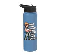 Scott Pilgrim Vs. The World Vegan Todd Ingram Stainless Steel Insulated Water Bottle