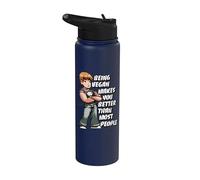 Scott Pilgrim Vs. The World Vegan Todd Ingram Stainless Steel Insulated Water Bottle