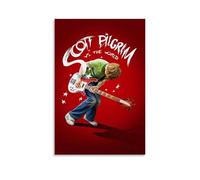 Scott Pilgrim VsArt Canvas Print of Oil Paintings Reproduction Modern Canvas Print Artwork Abstract Landscape Pictures Printed on Canvas Wall Art for Home Office DecorationsUnframe-style16x24inch(40x6