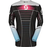 Scott Podium Pro Blue Motocross Jersey, black-pink, size L for Men