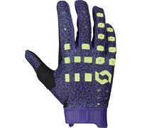 Scott Podium Pro Purple/Green Motocross Gloves, purple/green, size L