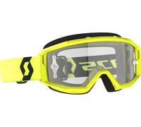 Scott Primal Clear Motocross Goggles, black-yellow for Men