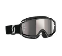 §Scott Primal MX Goggles Black-White-Silver Chrome Works§