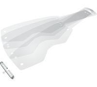 Scott Prospect/Fury Laminated Tear-Offs with Closure Strap, clear, One size