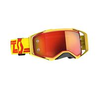 Scott Prospect MX Motocross/Mountain Bike Goggles Yellow/Orange Chrome Works