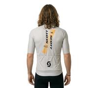Scott Rc Pro Short Sleeve Jersey L Cotton White / Gleam Orange