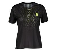 Scott RC Run Short Sleeve Women's T-shirt in Black/Yellow - Perfect for Running Enthusiasts