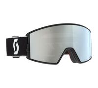 Scott React Ski Goggles Black Amplifier White Chrome/CAT2 Men,Women