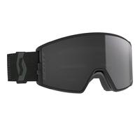 Scott - React Mineral Black Solar Black Chrome + Amp Pro Green - Goggles