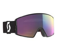 Scott React Goggle Mineral Black/White/Enhancer Teal Chrome Ski Goggles