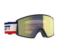 Scott React Ski Goggles Beige Amplificator Yellow Chrome/CAT2 Men,Women