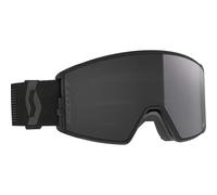 Scott React Ski/Snowboard Goggles, Mineral Black/Solar Black Chrome