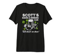 Scott’s Boxing & Drinking Club Design - Funny Beer Premium T-Shirt