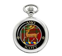 Scott Scottish Clan Crest Full Hunter Pocket Watch