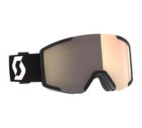 Scott Shield Light Sensitive Ski Goggles Black Light Sensitive Bronze Chrome/CAT2-4