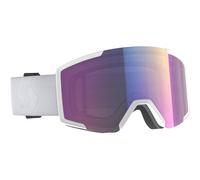 Scott Shield Ski/Snowboard Goggles Mineral White/Enhancer Teal Chrome