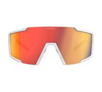 Scott Shield Sunglasses Red Chrome/CAT3 White Matt