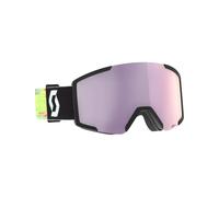 Scott - Ski goggles - Shield Black/Neon Yellow AMP Lavender Chrome S3 Black one size