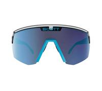 Scott Sport Shield Sunglasses Amplifier Beryl Blue Chrome/CAT3 Black Neon Blue