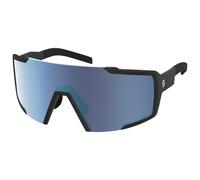 Scott Shield Compact Sunglasses Clear Amplifier Beryl Blue Chrome/CAT3