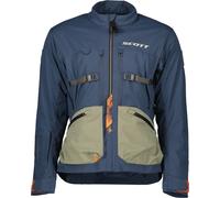 Scott Superlight Motorcycle Textile Jacket, blue/olive, size XS