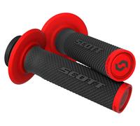 Scott Sx II Lock on Grip Enduro Motocross Knobs Red