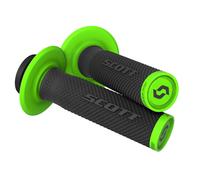 Scott SX II Lock On Grips Handlebar Grips + Cap Set Black/Green