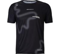 Scott - Lightweight, breathable running T-shirt - RC Run SS Tee M Black Spray Grey for Men - Size L Grey L