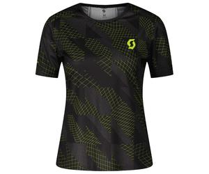 Scott - Tee W's Rc Run Short Sleeve Black Yellow - S - Trail tee-shirt