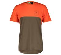 Scott - Trail Flow Dri S/S - Cycling jersey size S, brown