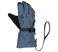 Scott Ultimate Premium Kids Snowmobile Gloves, blue, size XL