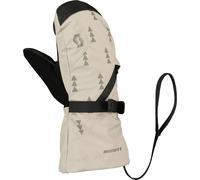 Scott Ultimate Premium Kids Snowmobile Mittens, grey-beige, size S