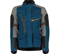 Scott Voyager Dryo Ladies Motorcycle Jacket, blue/grey, size 40