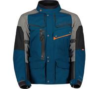 Scott Voyager Dryo Motorcycle Textile Jacket, grey-blue, size 2XL