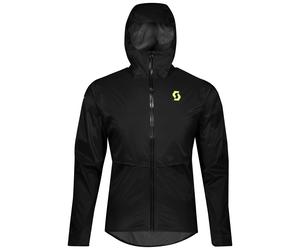 Scott - Waterproof trail-running jacket - RC Run WP Jacket M Black/Yellow for Men - Size S Black S