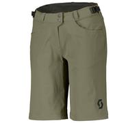 Scott - Women's Shorts Trail Flow with Pad - Cycling bottoms size L, olive
