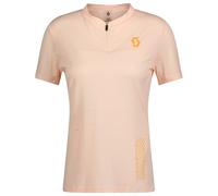Scott - Women's Tee Trail Vertic Zip S/S - Cycling jersey size XL, sand