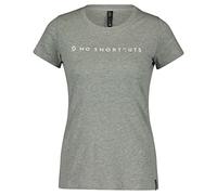 Scott WS No Shortcuts SS Women's T-Shirt, Grey, M
