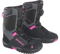 Scott X-Trax Evo SMB Snowmobile Ladies Boots, black/hotpink, size 38