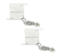 SCOTTCHEN Bench Grinder Safety Gauge, Stainless Steels Bench Grinder Safety Scale with Anti-lost Magnet-2 Pack