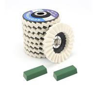 SCOTTCHEN Felt Flap Disc with Buffing Polishing Cutting Compounds