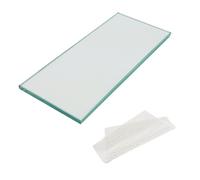 SCOTTCHEN Flat Glass Lapping Plate Sharpening System Dead Flat Float Plate Glass For Sharpening 5-1/8in W x 11-7/8in L x 8mm T -1pcs