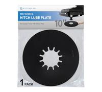 scottchen PRO 10in Black RV Camper Trailer Fifth Wheel Plate - 1Pack