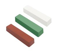 scottchen PRO Buffing Polishing Cutting Compounds 336g. Kit - 3 Pack, Red Coarse/White Medium/Green Super Fine Jewelers Rouge for Metal, Stainless Steel, Aluminum, Silver, Gold
