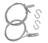 scottchen PRO Garage Door Safety Cable for Extension Springs Galvanized Carbon Steel 8-1/2 ft x 1/8" 7x7 Strands - 1Pair