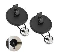 scottchen PRO RV Fridge Door Holder & Latch Black Adjustable Refrigerator Door Stopper for RV/Caravan - 2pack