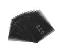 SCOTTCHEN Sanding Mesh 1/4 Sheet (12pcs) 5.5" x 4.5" for Palm Sanders Sheets 220 Grit